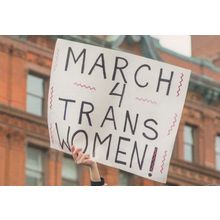 Trans Women LGBT Human Gay Rights Equality Rally Postcard