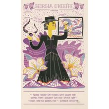Georgia O'Keeffe American USA Modernism Artist Painter Postcard