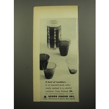 1955 Georg Jensen Tumblers Advertisement - A host of tumblers