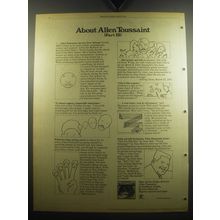 1975 Allen Toussaint Southern Nights Album Ad - About Allen Toussaint (Part III)