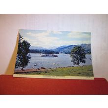 WATERHEAD, LAKE WINDERMERE, vintage used postcard by Webster 1960 pm =
