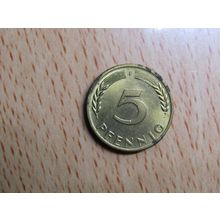 1968f 5 Pfennig Germany Coin