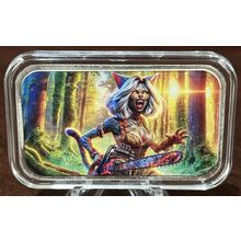 1 Oz Silver Collectible HAYLEYBUG MINT Chainsaw Fury Max Mintage Of 100