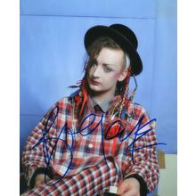 Autographed Boy George 8 x 10 Photo Signed