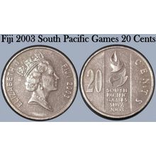 FIJI 2003 South Pacific Games SUVA - 20c Coin - Circulated