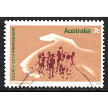 AUSTRALIA 1973: 50th ANNIVERSARY OF LEGACY - 7c USED (G4)