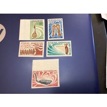 ICOLLECTZONE Central Africa 120-124 imperf VF NH