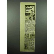 1940 Royal Baking Powder Ad - Brag About My Cakes