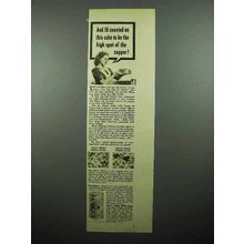 1940 Royal Baking Powder Ad - High Spot of Supper