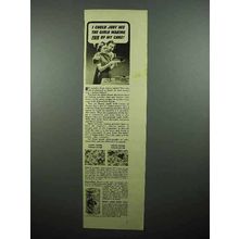 1940 Royal Baking Powder Ad - Girls Making Fun of Cake