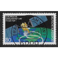 GER 1986 80pf 'EUROPEAN SATELLITE' FINE USED (EBID54-488)