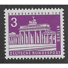 BERLIN -1956 U/M 3pf 'BERLIN BUILDINGS SERIES' (EBID63-244)