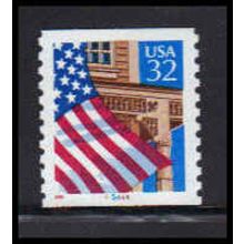 2913v 32c U.S. Flag Over Porch Very Fine MNH LGG CNS 45444 PA6852