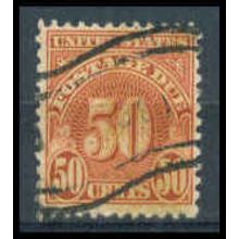 Used J86 50c Postage Due Just Clears WA1473