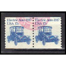 Used 1906 17c Electric Auto Very Fine Pair PA0462