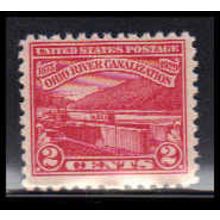 681 2c Ohio River Barely Clears MNH O4375
