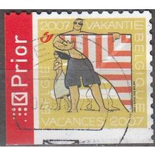 Belgique 2007 Michel 3713IBE O Cote (2008) 2.60 € Vacances Cerf-volant