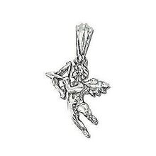 Sterling Silver Cupid and Arrow Pendant