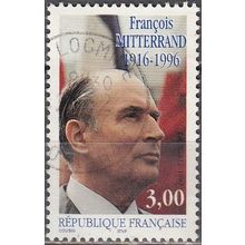 France 1997 Michel 3185 O Cote (2008) 1.00 € François Mitterrand Cachet rond
