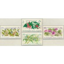 St. Kitts-Nevis Stamps Scott #238 To 241, Mint Never Hinged