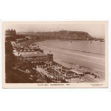 South Bay Scarborough Yorkshire 1930 RP Postcard 485