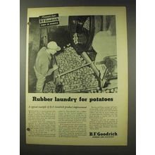 1948 B.F. Goodrich Rubber Ad - Laundry for Potatoes