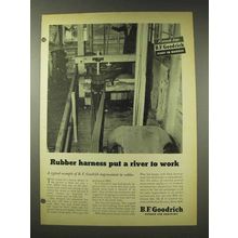 1948 B.F. Goodrich Rubber Belts Ad - Put River to Work