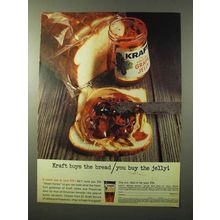 1964 Kraft Grape Jelly Ad - Kraft Buys The Bread
