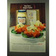 1964 Kraft Miracle Whip Ad - Flavor Bouquet of Spices