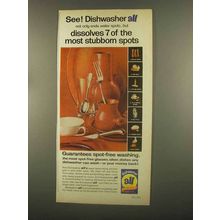 1965 Dishwasher All Detergent Ad - Dissolves Spots