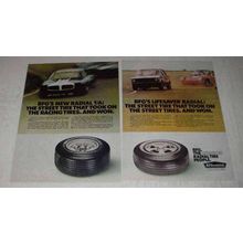 1971 B.F. Goodrich Tire Ad - Byron Morris & Larry Dent