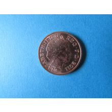 2011 QUEEN ELIZABETH II TWO PENCE FREE POST. AAG.