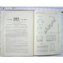 1903 Patent No. 26,763 Improvements Luminous Signs, Marie Auzeric, Colombes