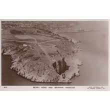 Air Aerial View Berry Head Brixham Harbour RP Devon Postcard