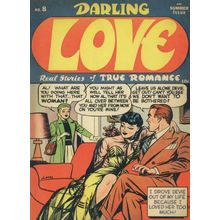 Darling Love True Romance 1950s Cheating Husband Comic Postcard