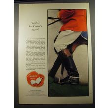 1954 Carter's Trigs Briefs Ad - Yoicks! It's Carter's again