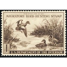 RW9, Mint XF NH $1 Duck - With Graded 90 PFC Certificate * Stuart Katz