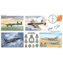 Leeming RAF Station George Dove WW2 10 Squadron Map LTD TO 100 Hand Signed FDC