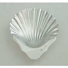 Butter Shell, Antique English Sterling Silver, Mappin & Webb, Sheffield 1903.