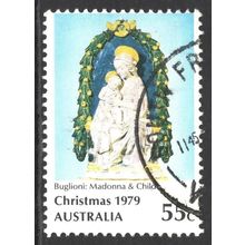 AUSTRALIA 1979: CHRISTMAS - 55c MADONNA & CHILD USED (G6)