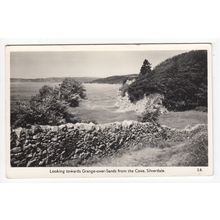 Looking Towards Grange-over-Sands from the Cove Silverdale Postcard RP Cumbria
