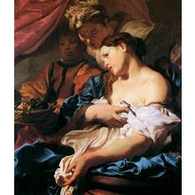Liss Johan Death of Cleopatra Art Gallery Poster Canvas Print Wall Decoration A0