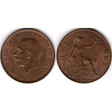 Great Britain. George V. Penny 1936. AU. dy23538
