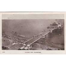 EC869 FOLKESTONE - VICTORIA PIER . PRINTED POSTCARD