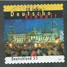 GER 2010 €0.55 (S/A) '20TH ANN REUNIFICATION OF GERMANY' FINE USED (EBID47-702)