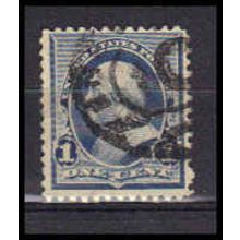 Used 219 1c Benjamin Franklin Just Clears RA0639