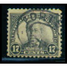 Used 623 17c Woodrow Wilson Barely Clears M09587