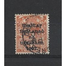 Ireland.SG34 2d Orange.Die Unchecked.Fine Used.Oct24h