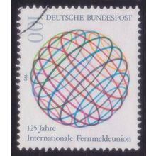 GERMANY 1990 ITU 100pf Sc#1604 - USED @M267