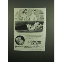 1950 U.S. Koylon Foam Cushioning Ad - Keeps Saying